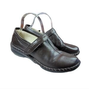 Propet Catalina leather women's clogs sz 9 - like new